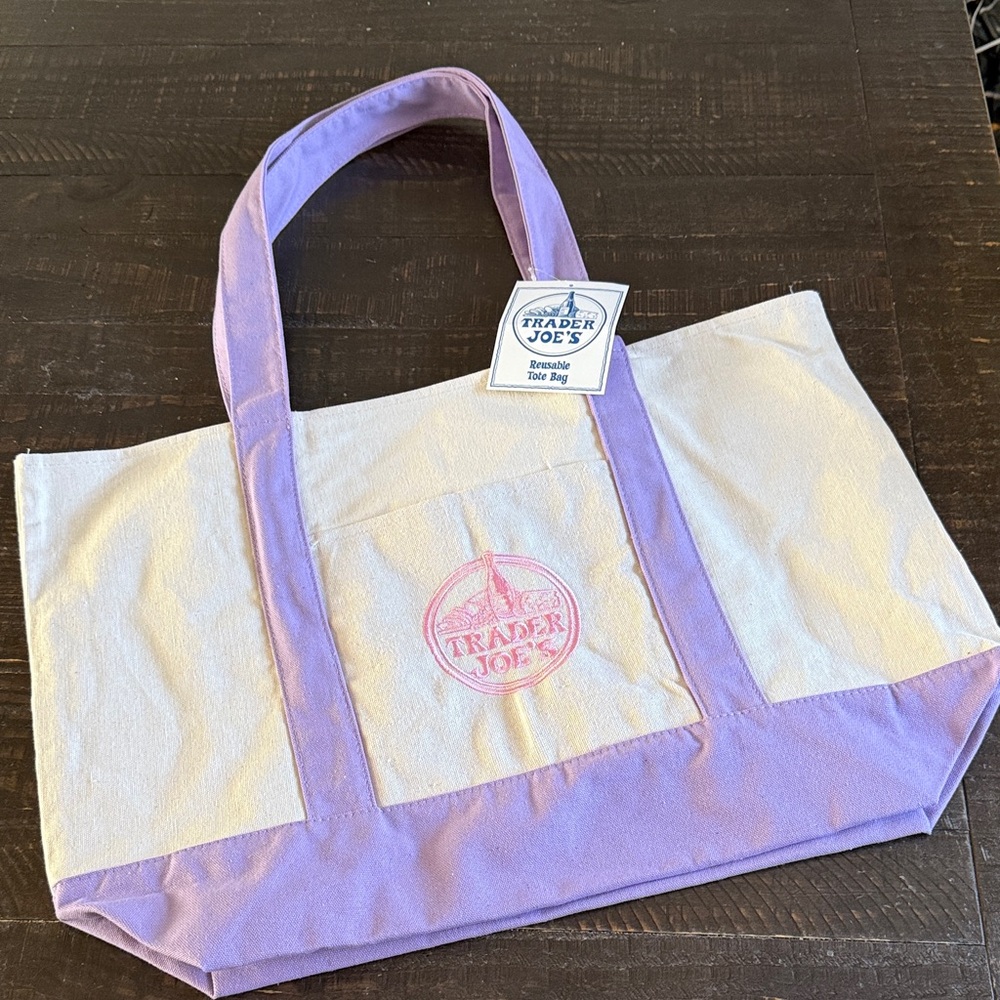 Trader Joe’s Lavender Tote Bag